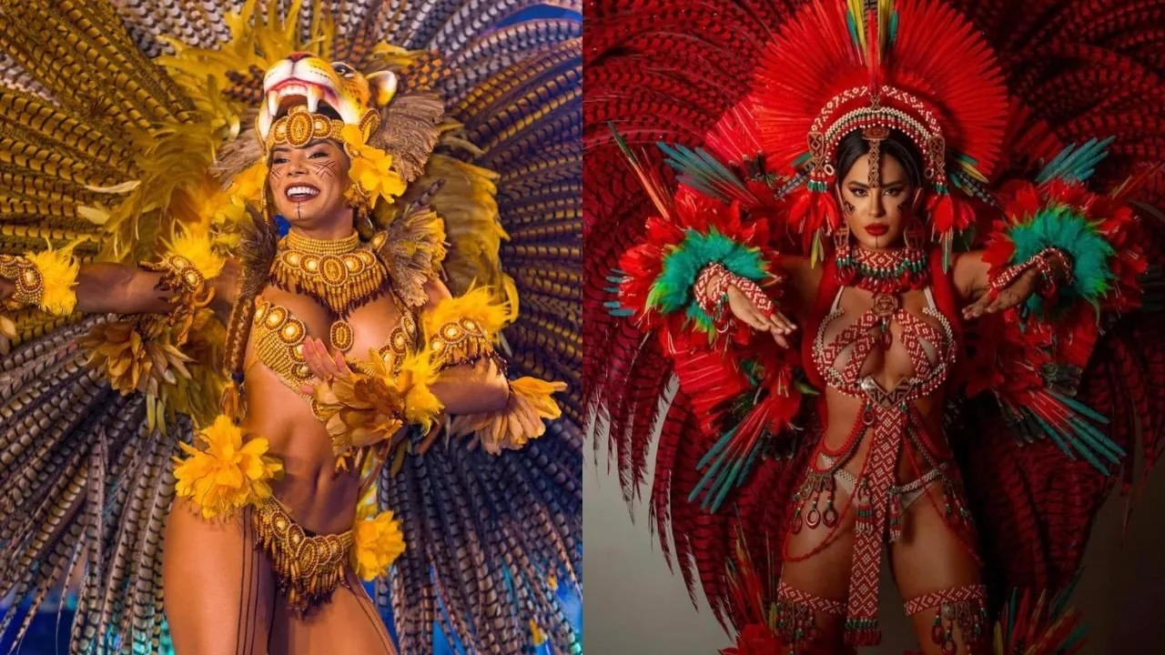 Festival de Parintins: Cunhãs-porangas do Garantido e Caprichoso mostram confiança antes da disputa