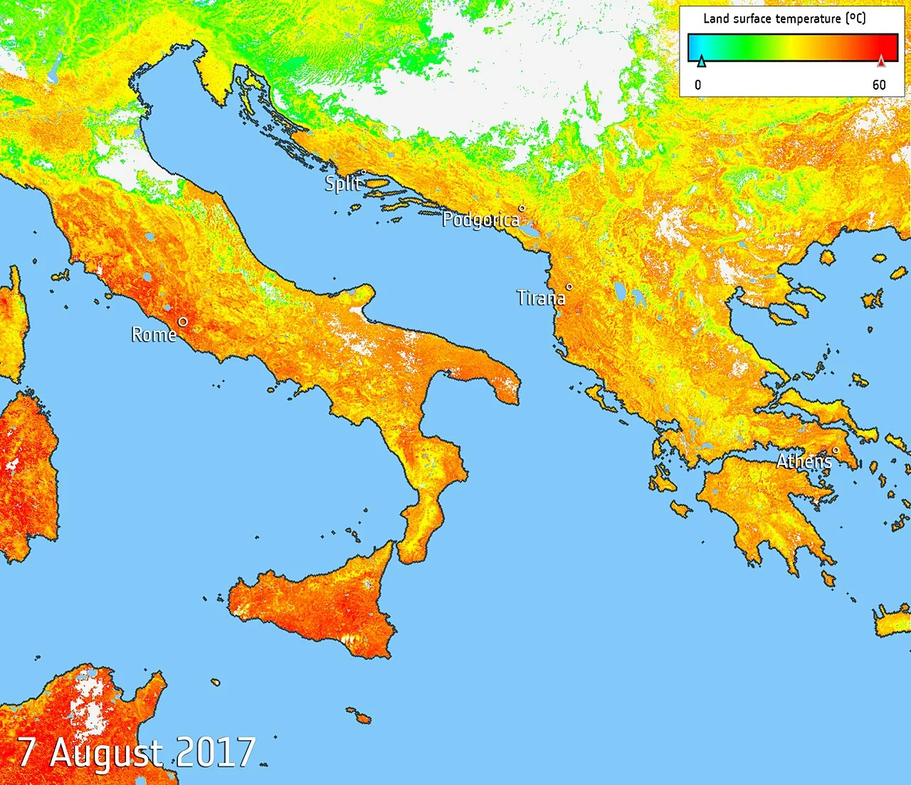 Onda de calor na Europa é impulsionada pela mudança climática, afirmam cientistas
