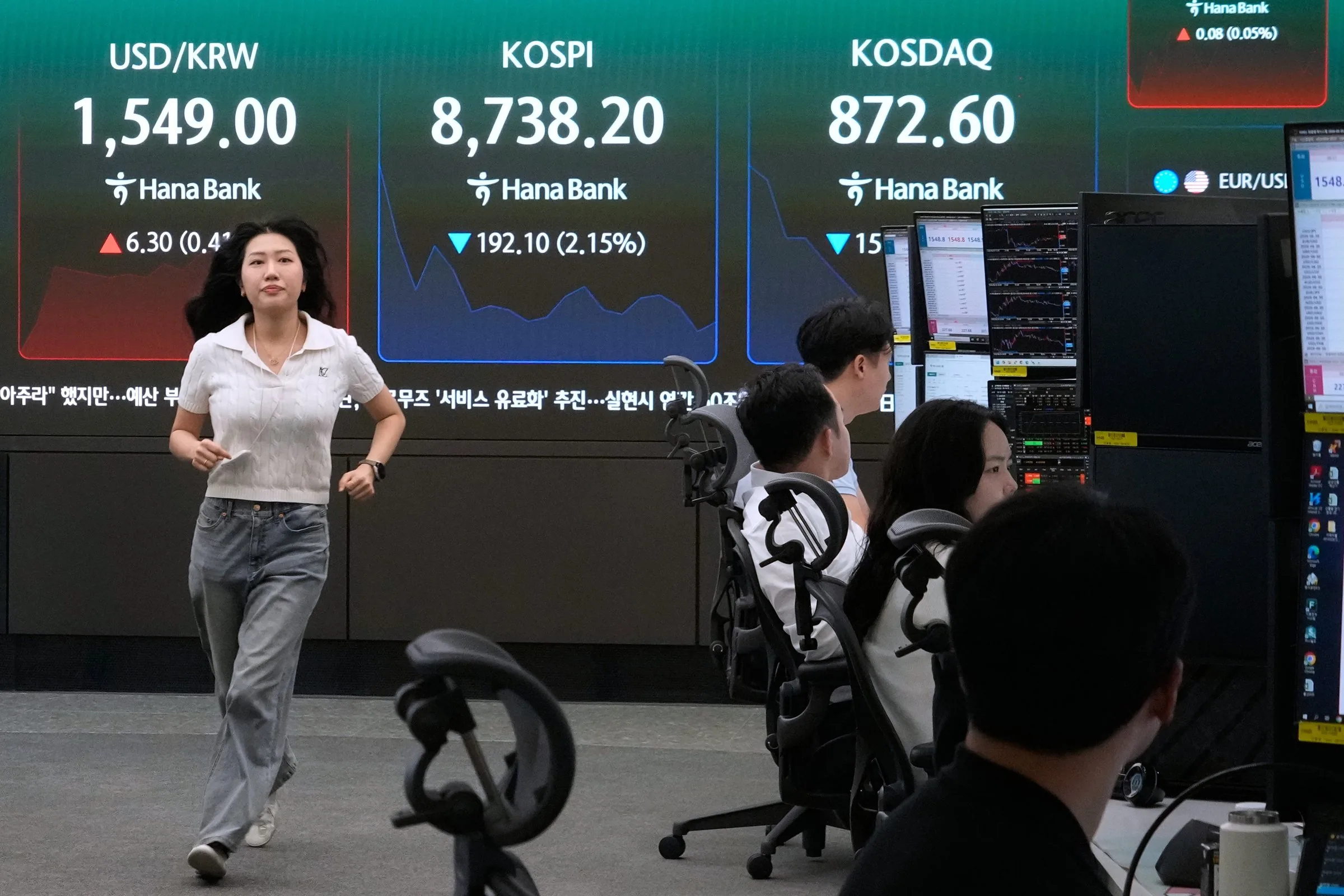 Mercados asiáticos enfrentam forte queda após venda de ações de inteligência artificial