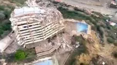 Imagens aéreas revelam devastação na costa da Venezuela