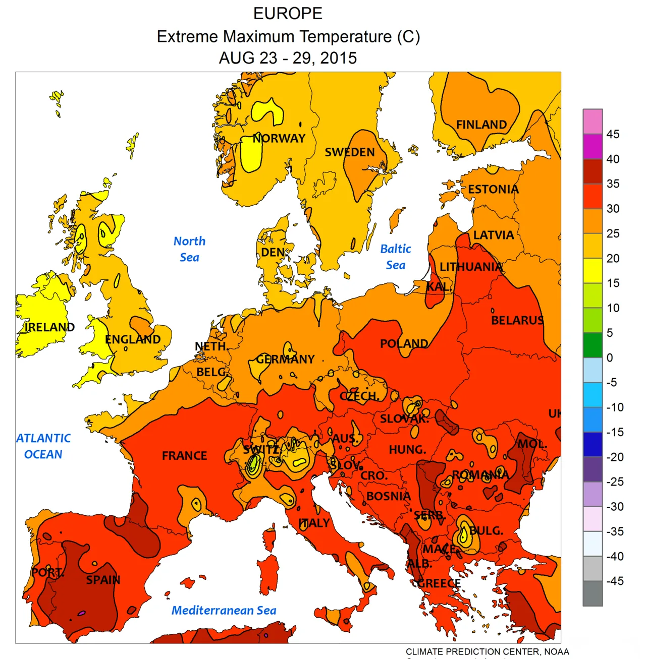 Onda de calor extrema atinge Europa com temperaturas recordes