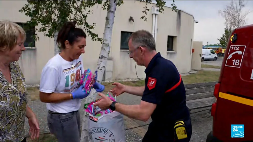 Solidariedade Francesa Aumenta Diante de Incêndios Florestais