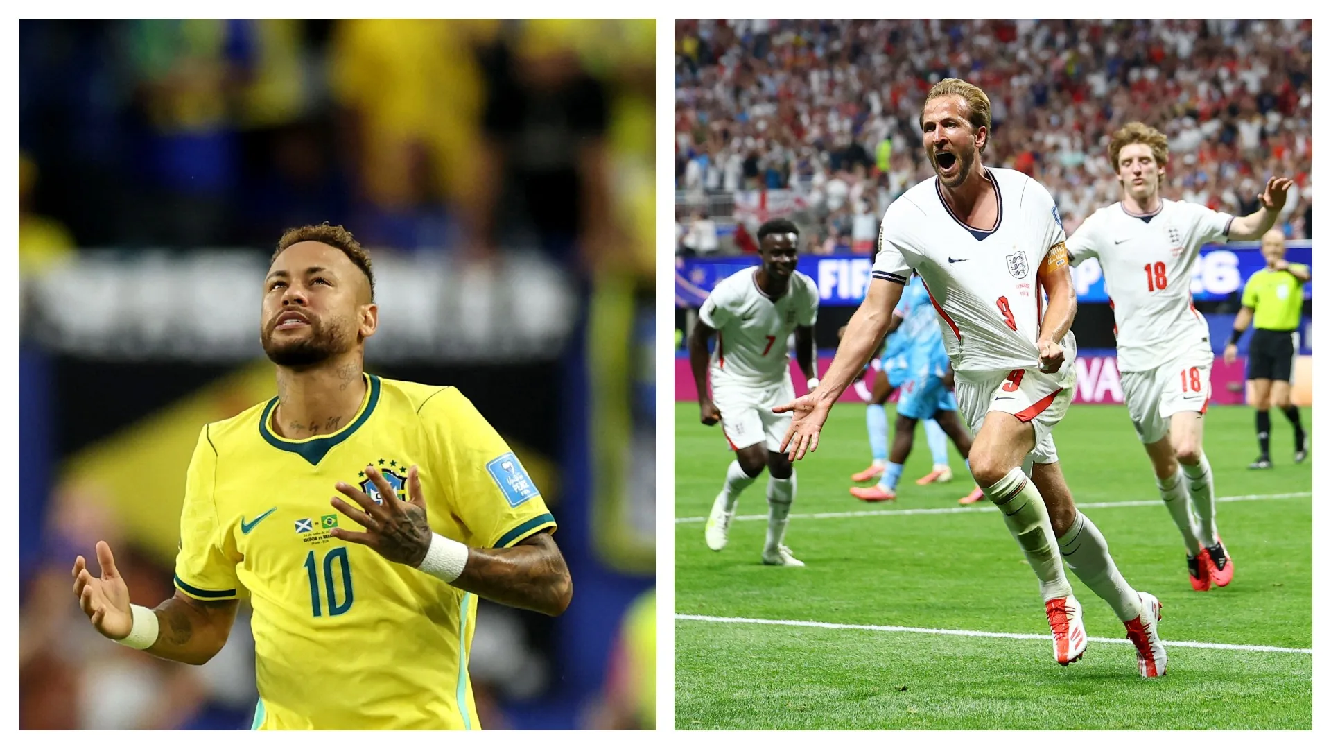 Brasil e Inglaterra enfrentam Noruega e México nas oitavas da Copa do Mundo