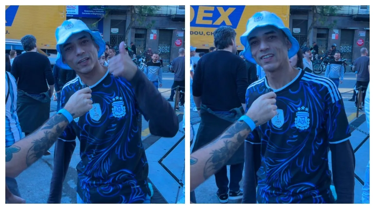 Brasileiros torcem pela Argentina na final da Copa em SP