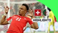 Vitória histórica da Suíça sobre a Argélia no Mundial