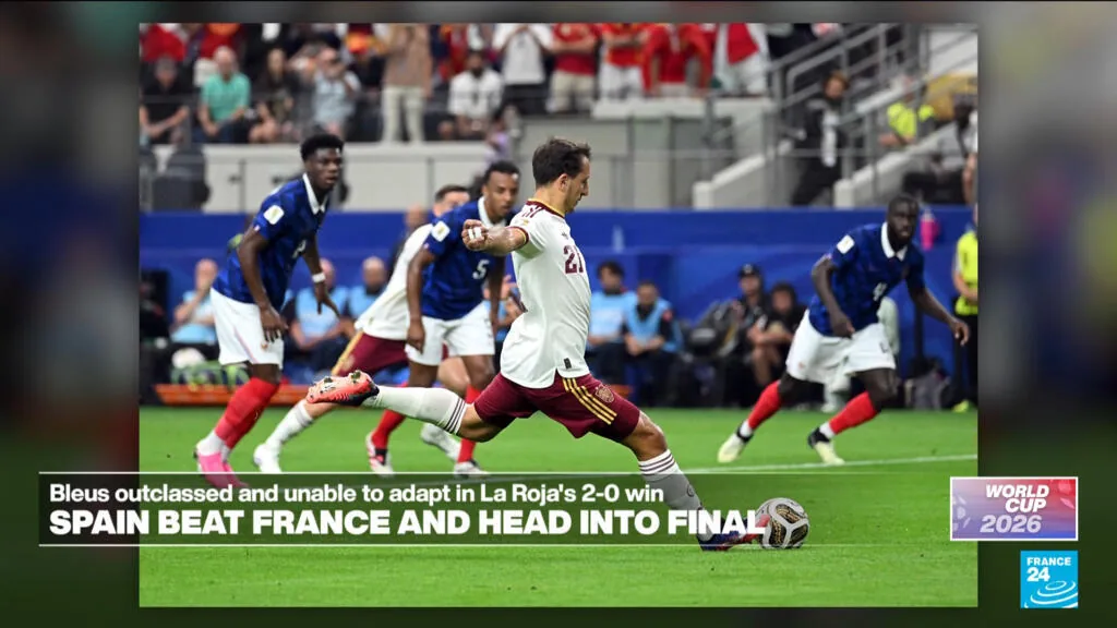 Espanha domina França e avança para a final da Copa do Mundo