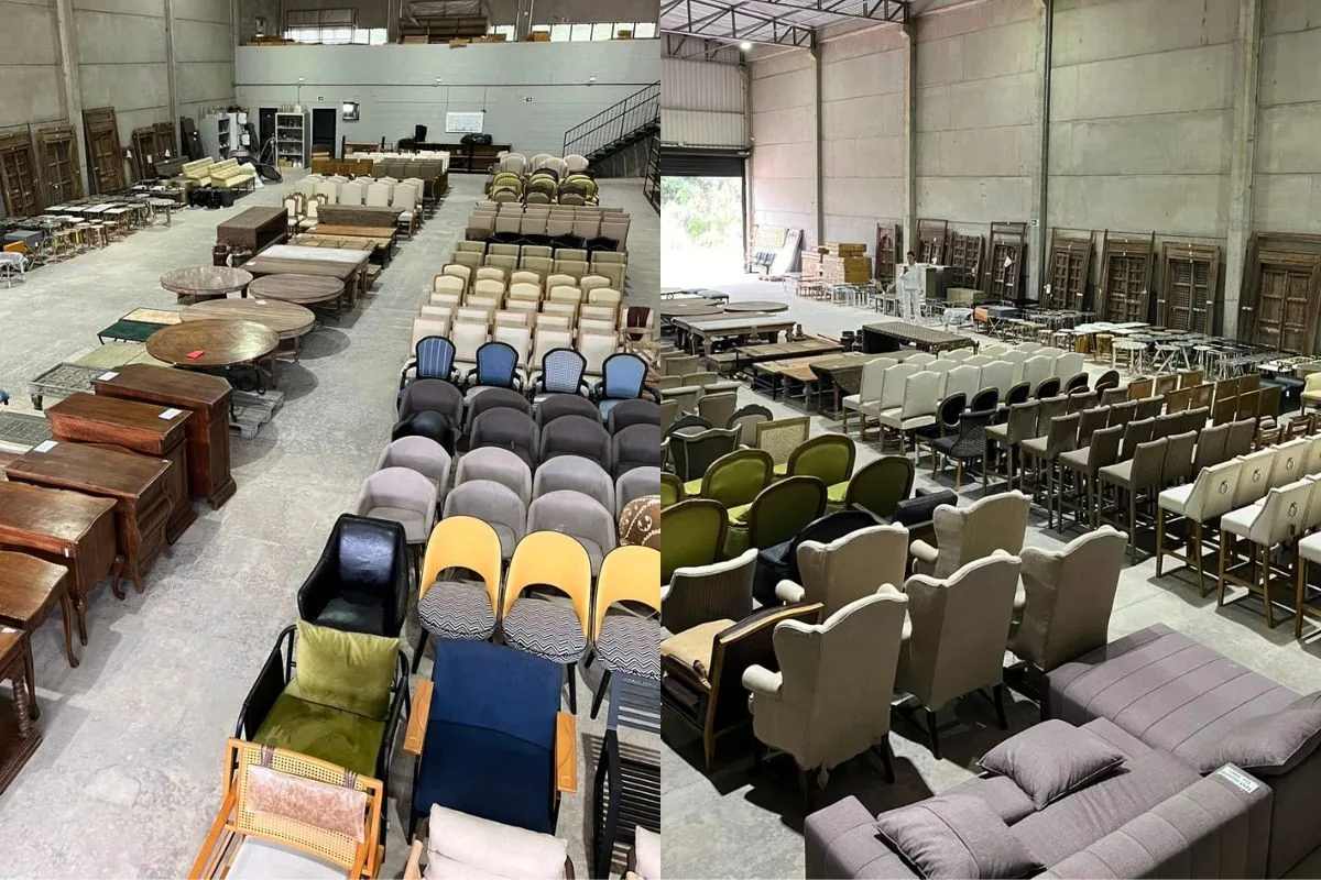 Bazar na Grande Curitiba oferece móveis importados com até 80% de desconto