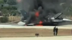 Caça F-16 da Grécia faz pouso forçado em aeroporto de Zakynthos