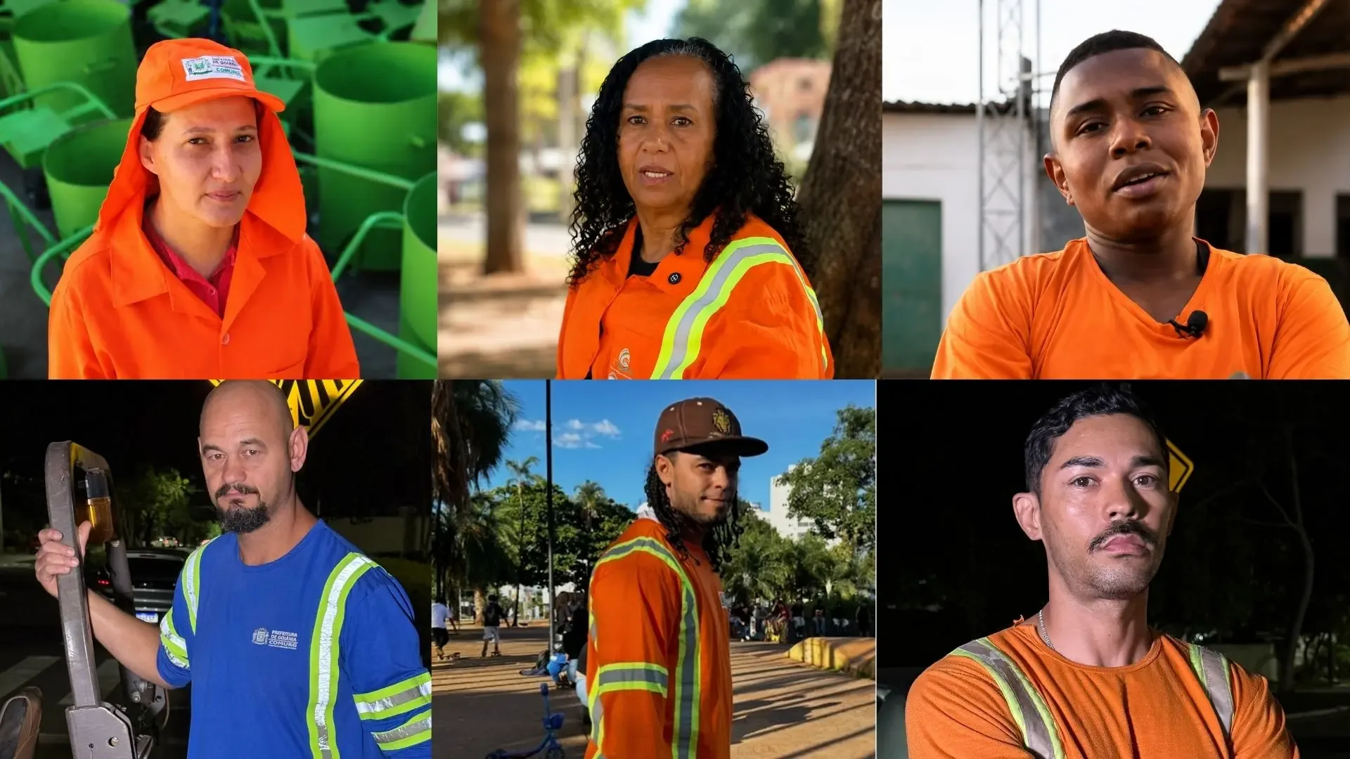 Histórias dos trabalhadores da Comurg que limpam Goiânia