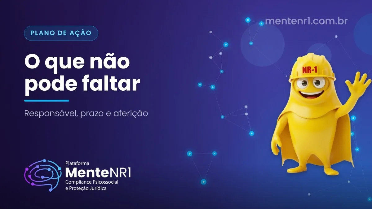 Plano de ação para riscos psicossociais: o que não pode faltar