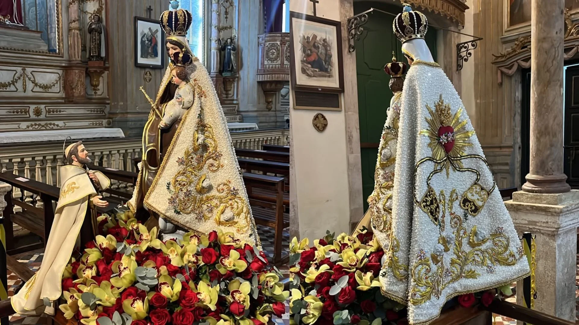 Nossa Senhora do Carmo ganha novo manto em celebração de 775 anos