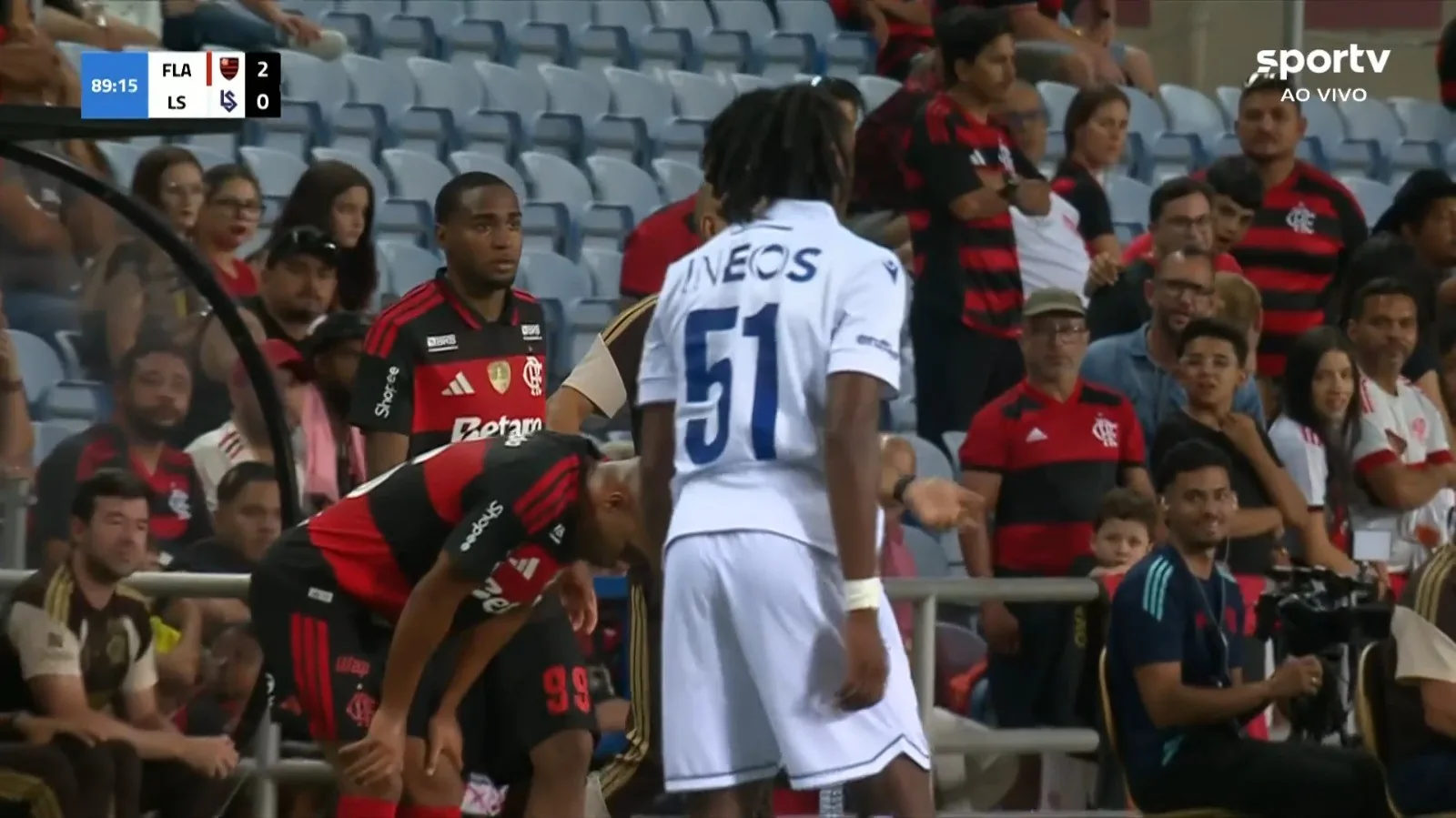Jardim elogia Lorran e Wallace Yan após vitória do Flamengo