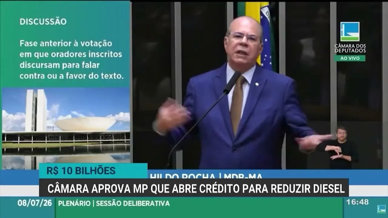 Câmara aprova crédito extraordinário de R$ 10 bilhões para diesel