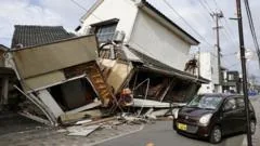 Sobreviventes relatam o terror do forte terremoto no Japão