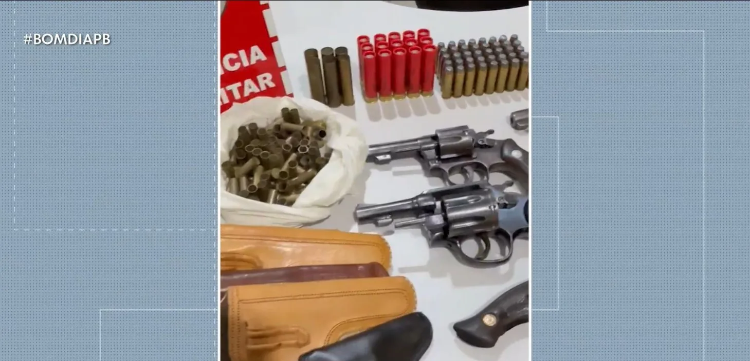 Operação desarticula esquema de venda ilegal de armas, no Sertão da PB