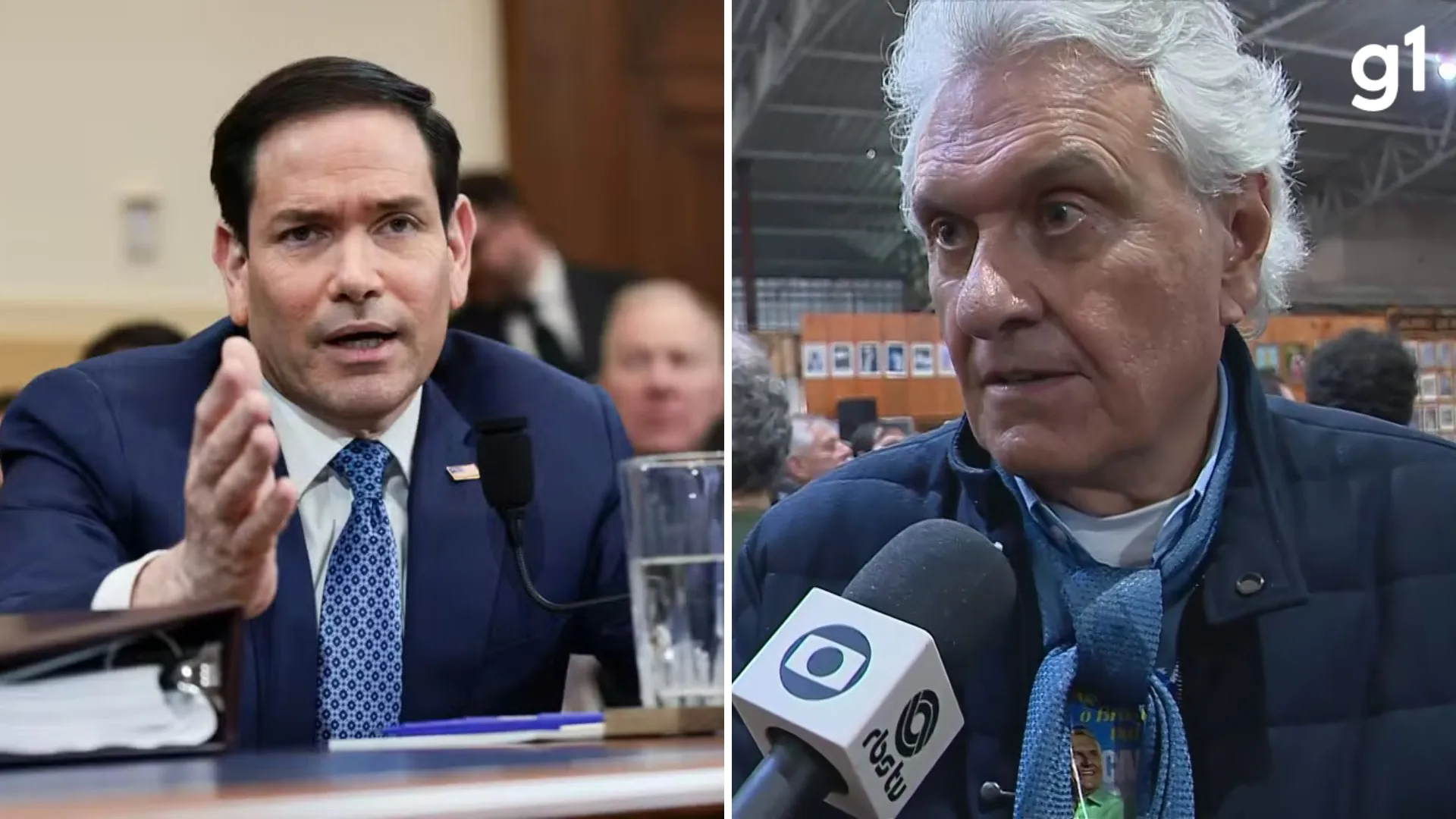 Caiado critica declaração de Marco Rubio sobre Lula após tarifas dos EUA