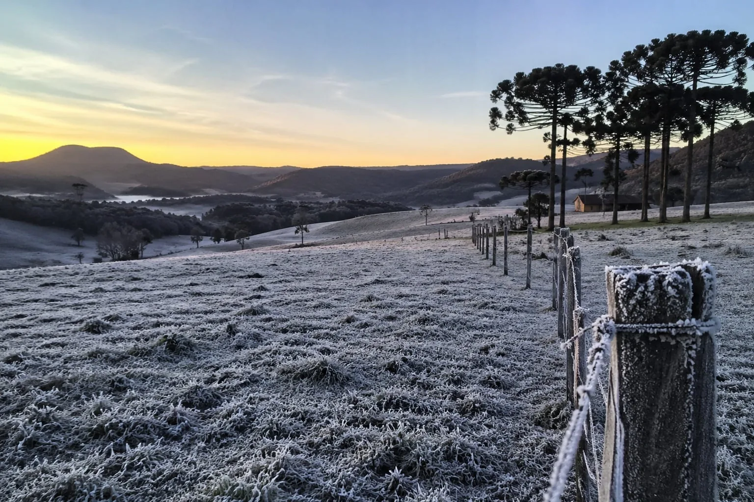 Frio persiste em várias regiões do Brasil com risco de geada