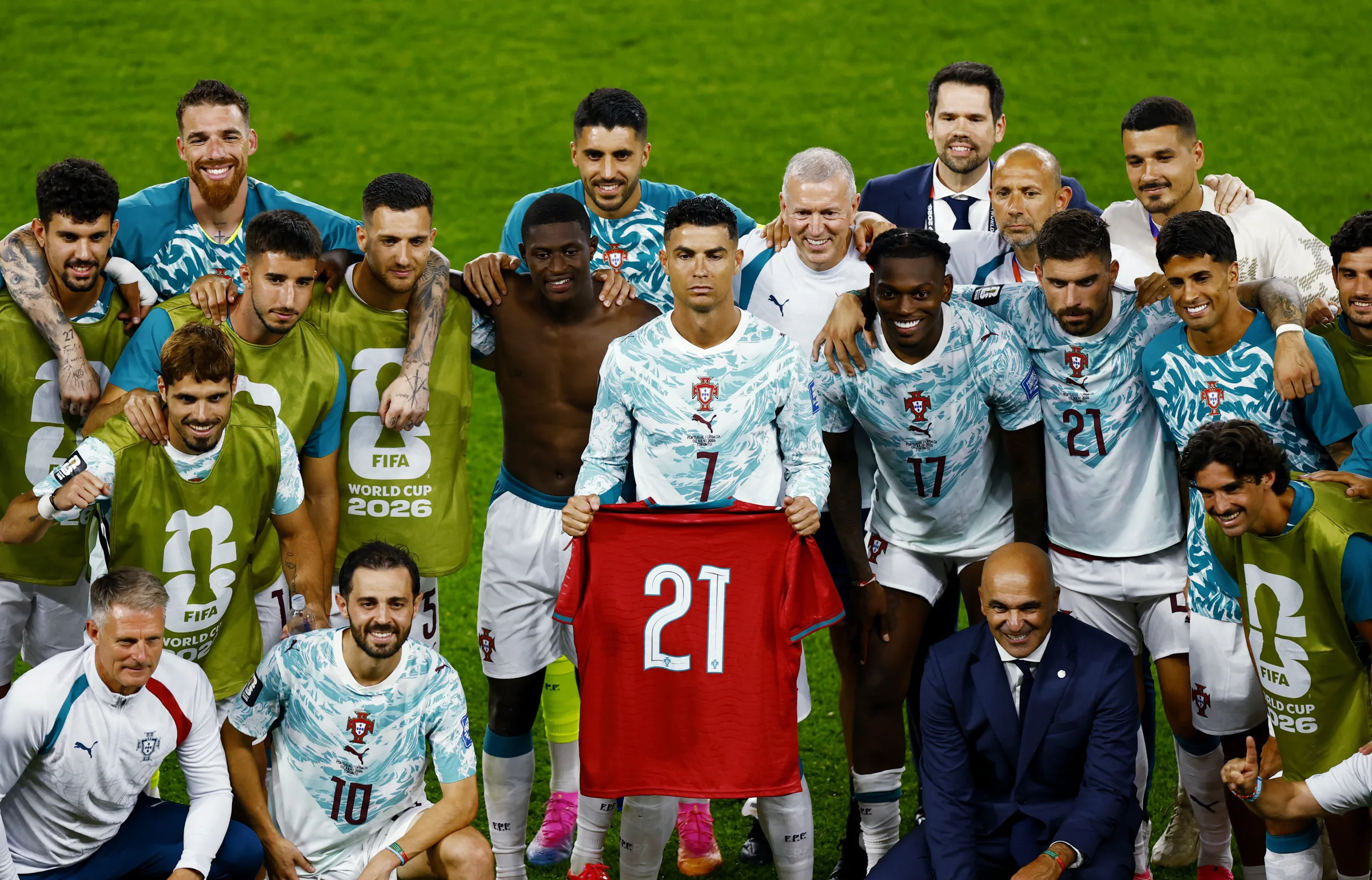 Cristiano Ronaldo homenageia Diogo Jota após vitória de Portugal