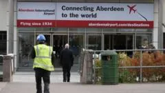 Funcionários de segurança do Aeroporto de Aberdeen anunciam greve