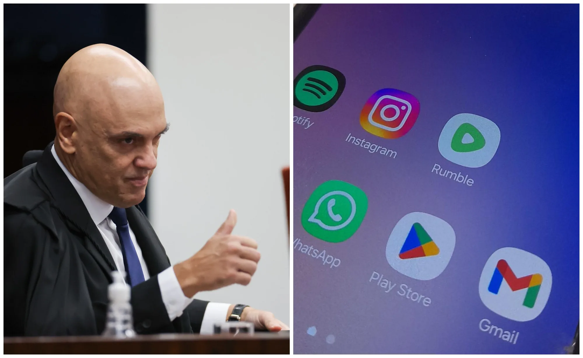 Rumble e Trump Media contestam ação contra Moraes nos EUA