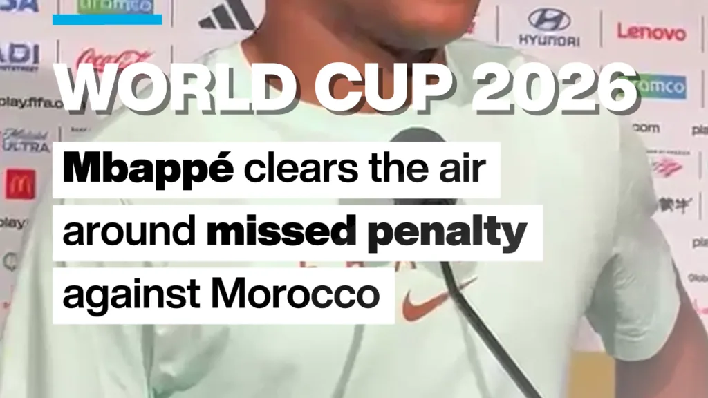 Mbappé esclarece polêmica sobre pênalti contra Marrocos na Copa do Mundo 2026