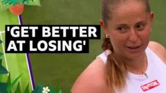 'Aprenda a perder' - tensão em duplas mistas de Wimbledon