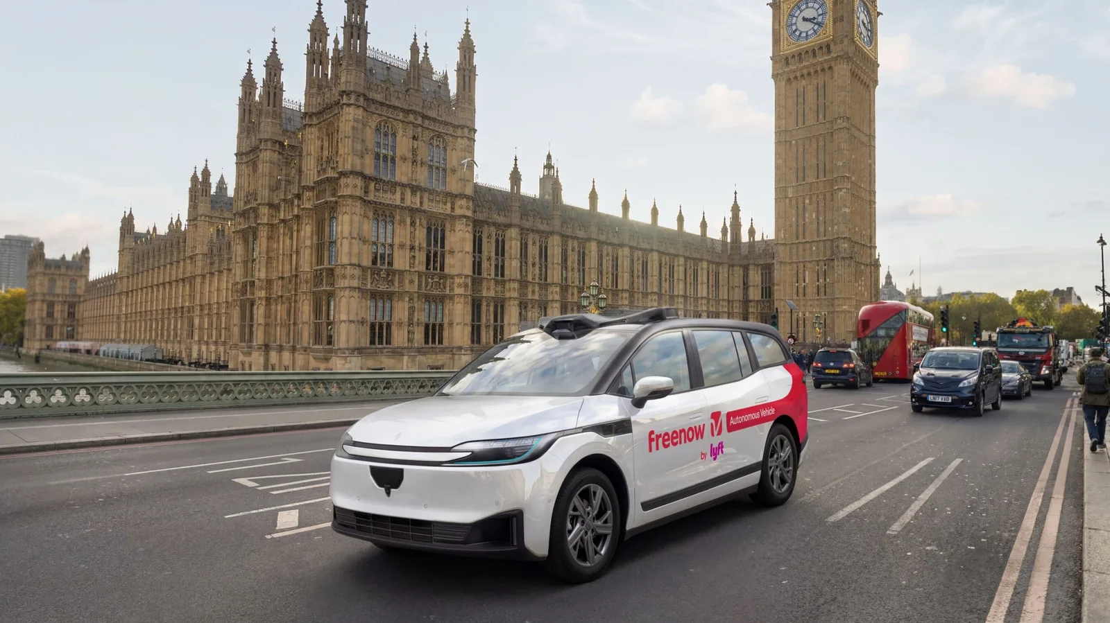 Lyft e Baidu iniciam testes de robotáxis em Londres