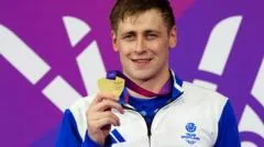 Stephen Clegg conquista ouro nos 50m livre S14 dos Jogos da Commonwealth