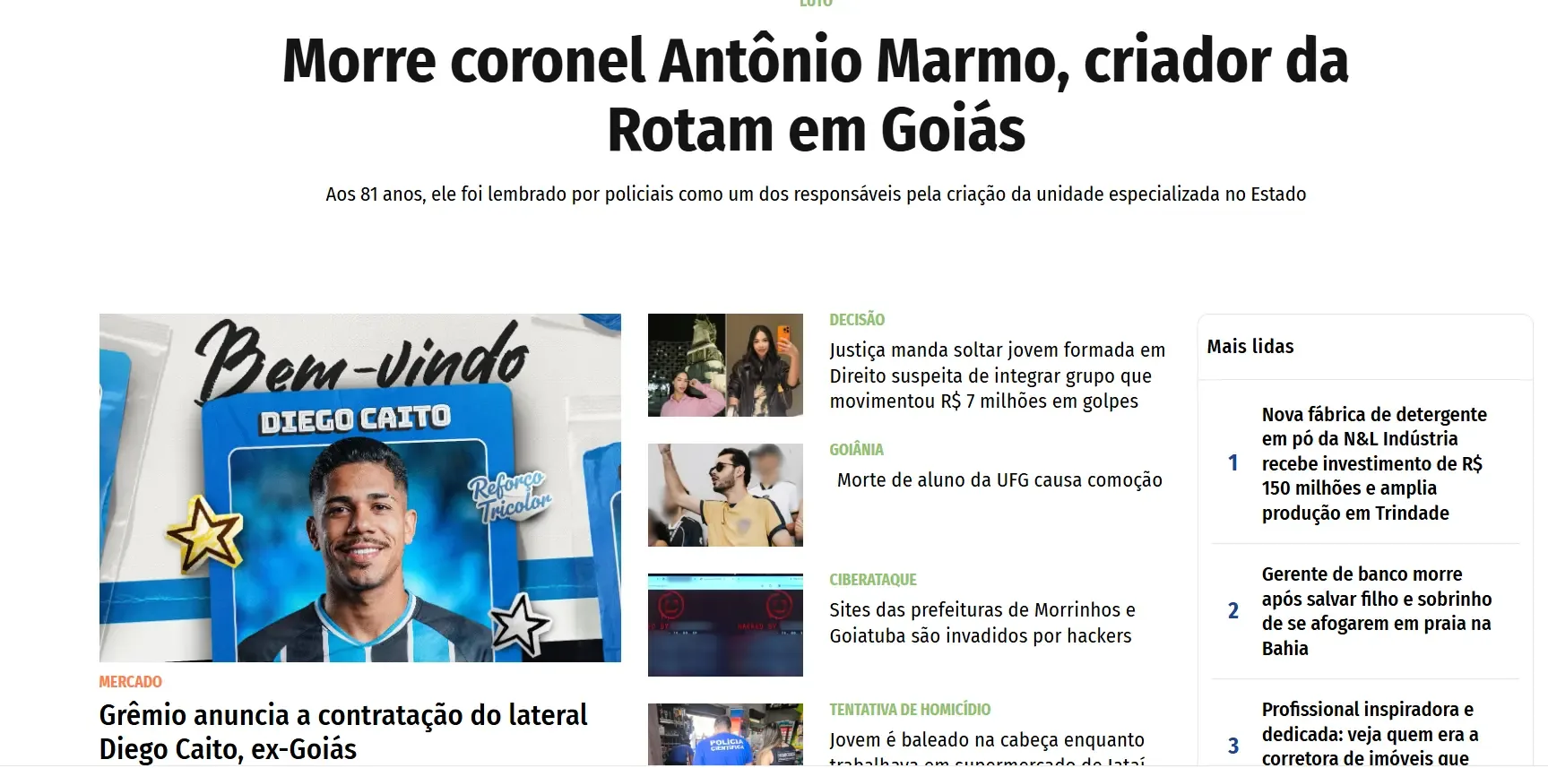 Grupo Zahran vai receber um jornal, “O Popular”, que está se tornando policialesco