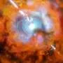 Cosmic eruption caught in the act by submillimeter array's new fastest response system