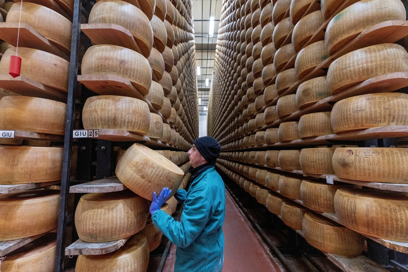 Ondas de calor ameaçam produção do Parmigiano Reggiano na Itália