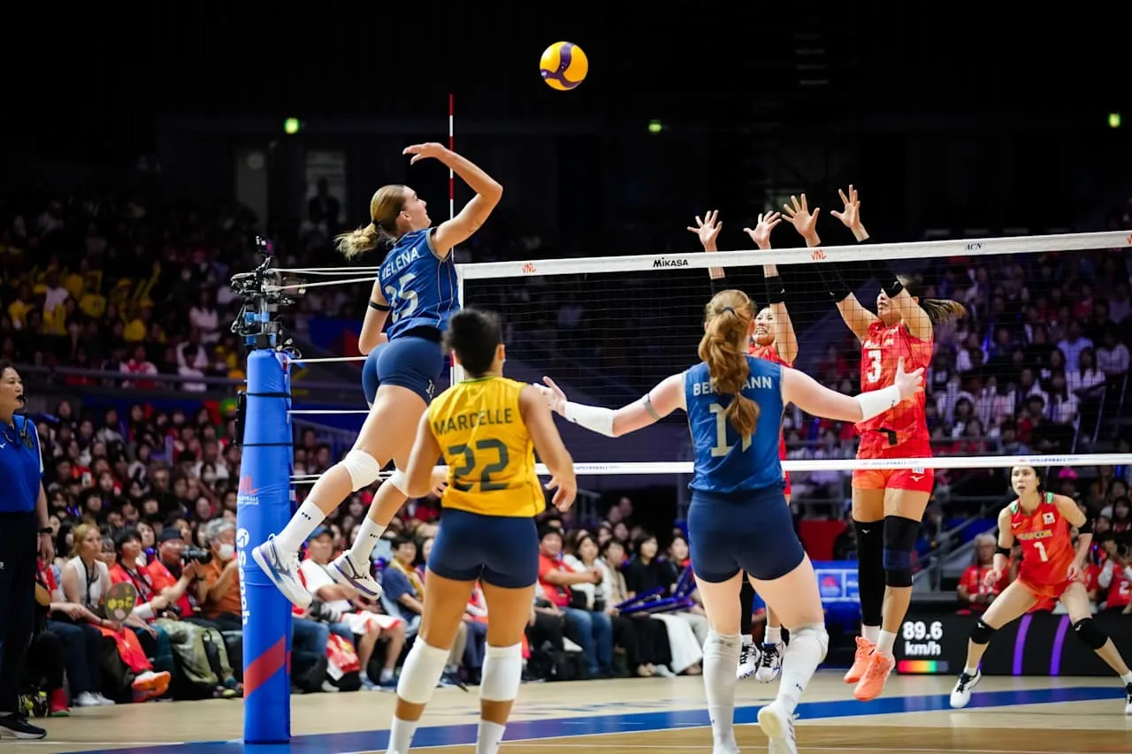 Brasil enfrenta Polônia na Liga das Nações feminina de vôlei após vitória sobre o Japão