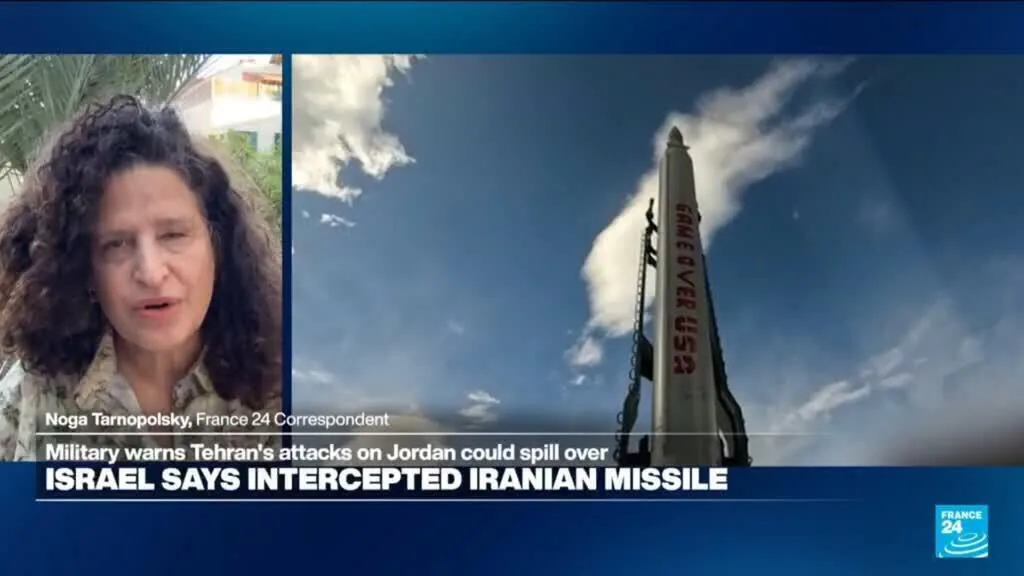 Israel intercepta míssil iraniano direcionado a Aqaba, na Jordânia