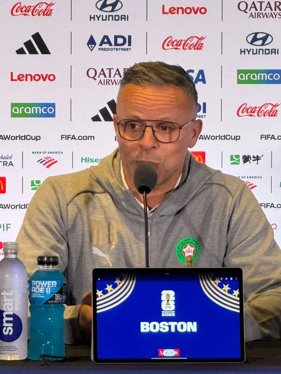 Técnico de Marrocos confirma desfalque de Saibari para quartas e diz: "França é favorita"