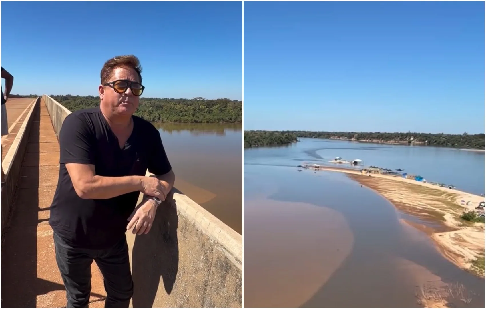 Leonardo destaca praias de água doce no Rio Araguaia em Goiás