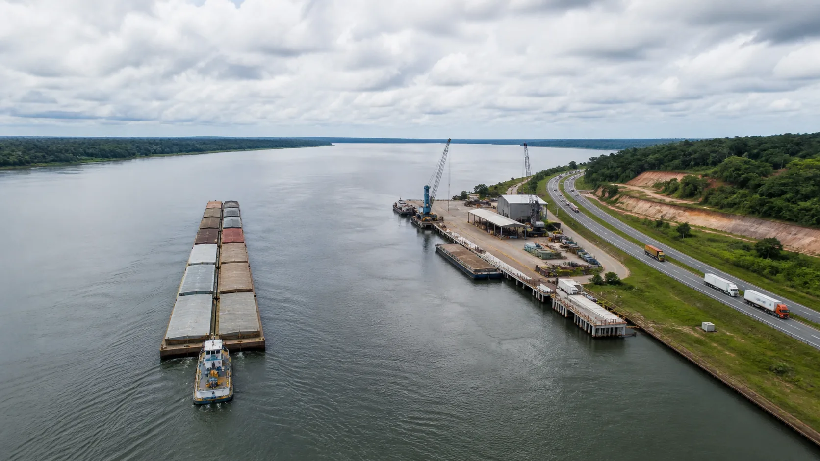 Adiamento de hidrovias no Norte pode aumentar tráfego rodoviário