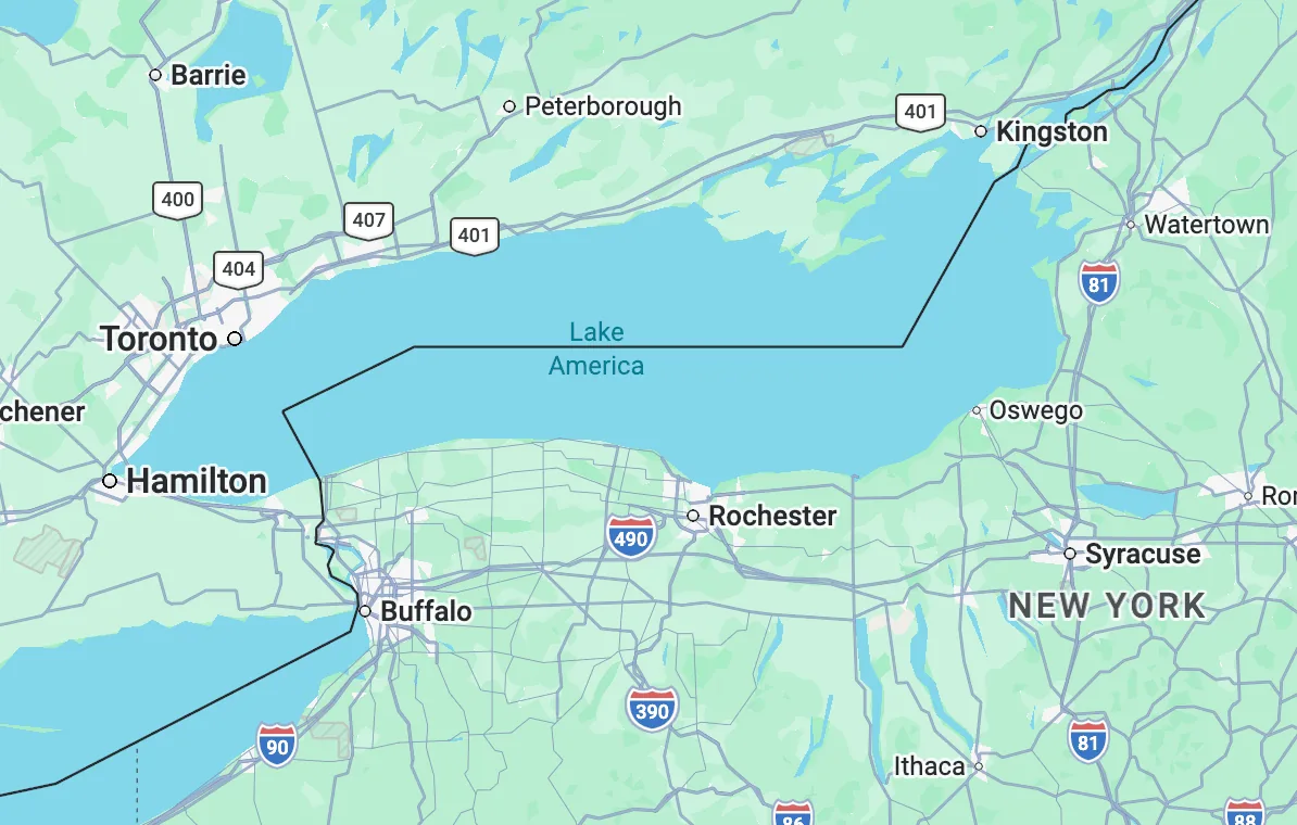 Google Maps mostra 'Lake America' no Brasil