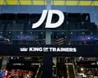 Vendas de tênis caem em JD Sports por pressão do custo de vida
