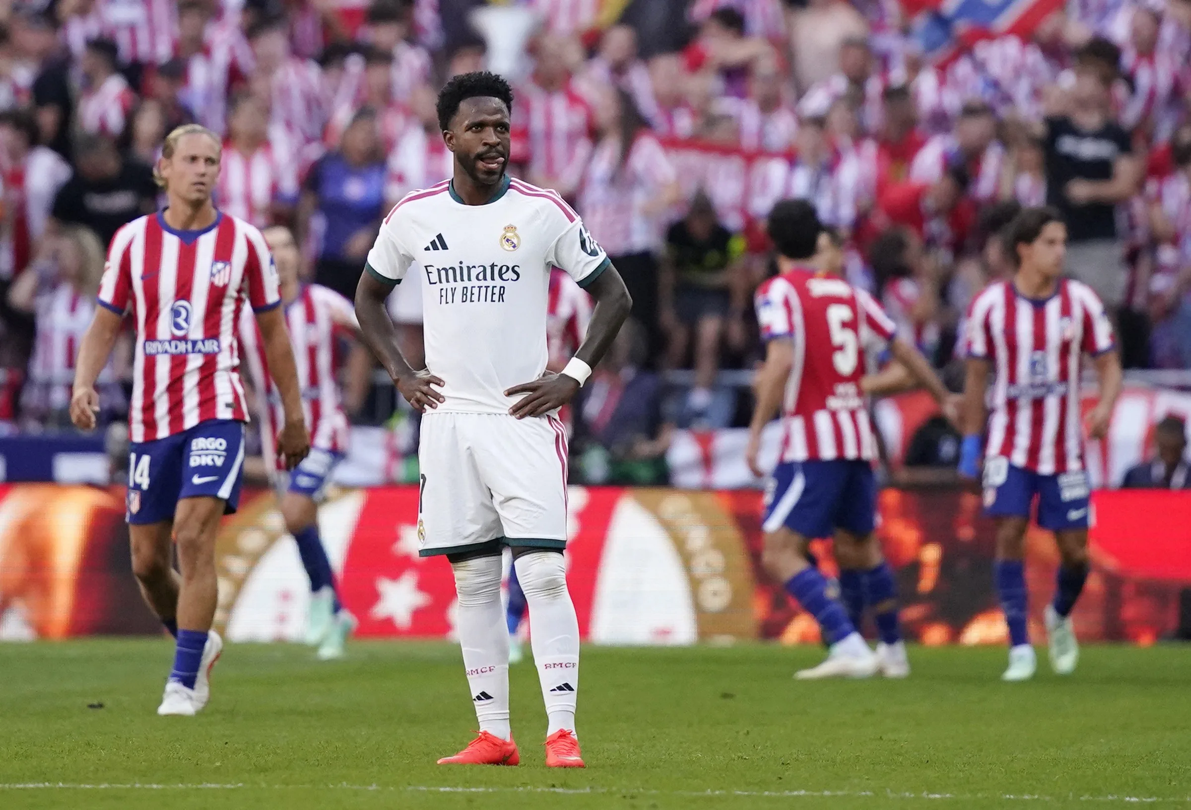 Vini Jr. é criticado após clássico contra o Atlético de Madrid