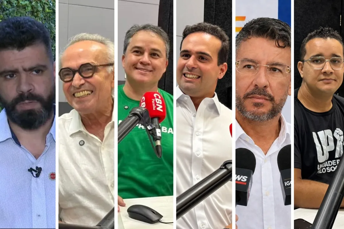 Dia de campanha: Candidatos ao governo da Paraíba se movimentam