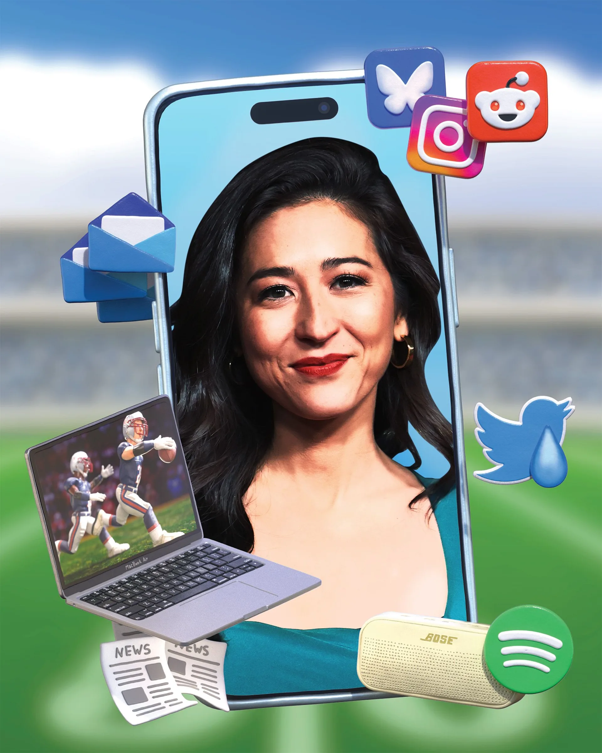 Mina Kimes Adverte sobre Uso Excessivo de Redes Sociais