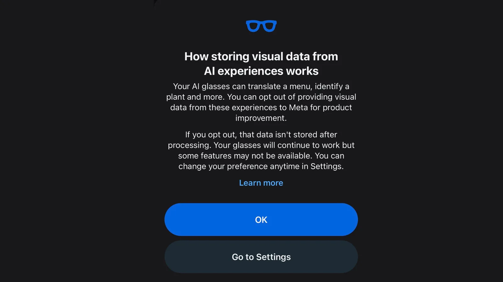 Como impedir que Meta utilize dados visuais dos seus óculos inteligentes para treinar modelos de IA