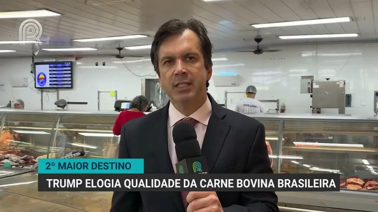 Trump elogia carne bovina brasileira