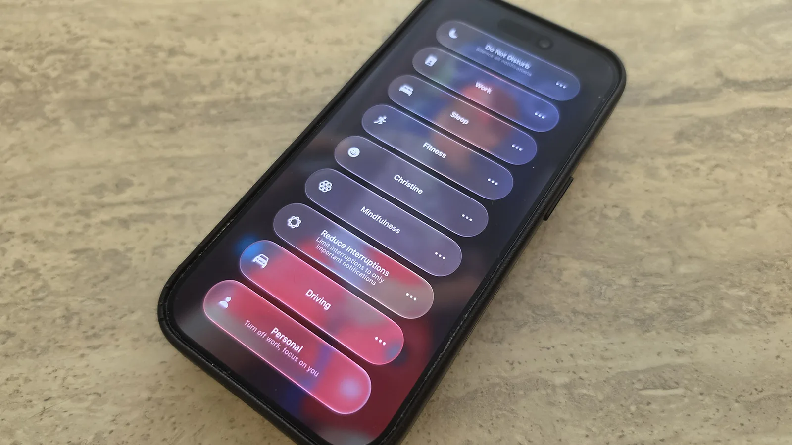 Melhorias no modo Focus da iOS 27