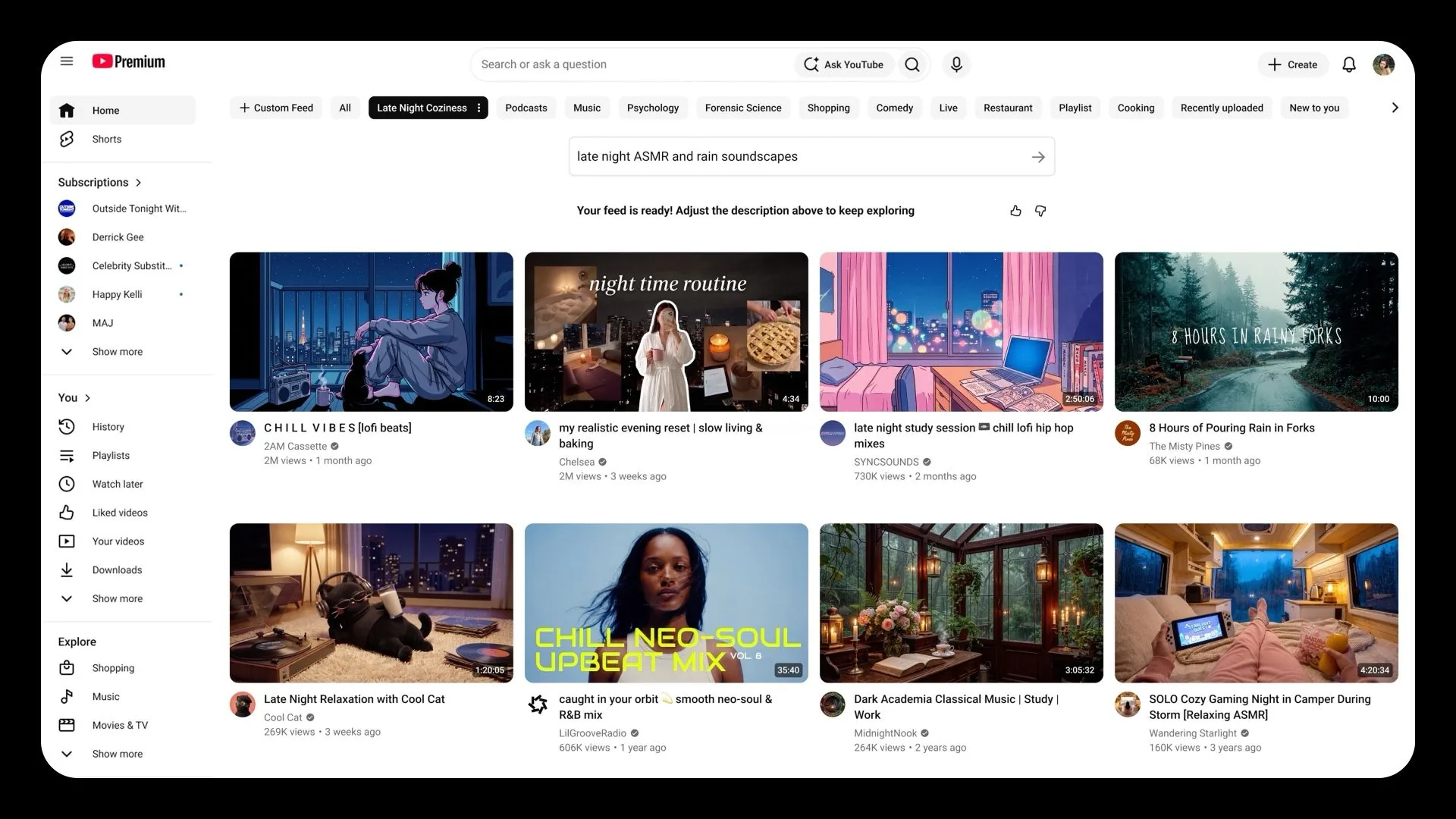 YouTube Lança Novo Recurso de Feeds Personalizados