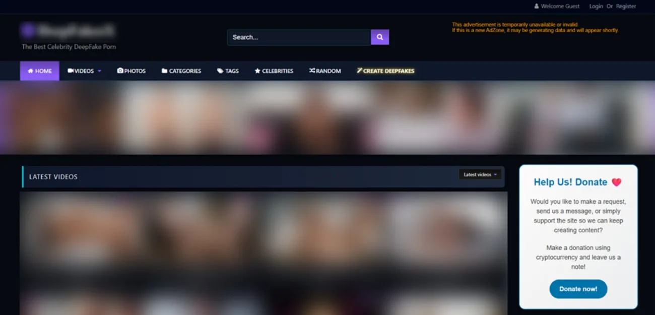 Promotoria de Nova York derruba sites de deepfakes