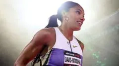 Atleta olímpica Tara Davis-Woodhall se recupera após acidente de carro