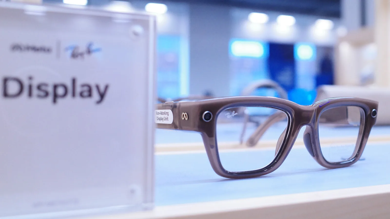 Como usar as lentes Meta Display em veículos com o modo som apenas