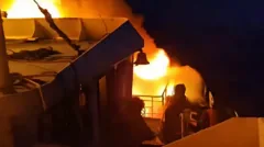 Fogo em ferry mata cinco e deixa 86 desaparecidos no Filipinas