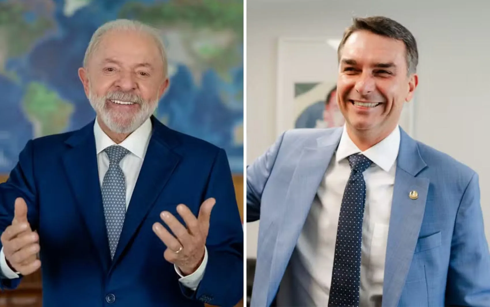 Lula e Flávio Bolsonaro empatados em 2º turno, diz pesquisa Quaest